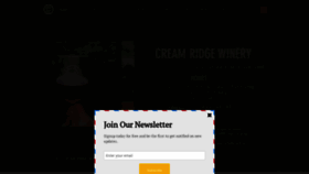What Creamridgewines.com website looked like in 2021 (3 years ago)