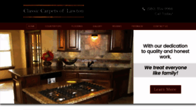 What Classiccarpetandtile.com website looked like in 2021 (3 years ago)