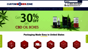 What Customboxeszone.com website looked like in 2021 (3 years ago)