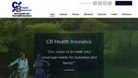 What Cbhealthins.com website looked like in 2021 (3 years ago)