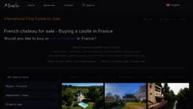 What Chateau-for-sale-france.com website looked like in 2021 (3 years ago)