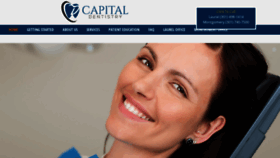 What Capitaldentistry.com website looked like in 2021 (3 years ago)