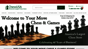 What Chessusa.com website looked like in 2021 (3 years ago)