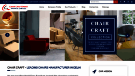 What Chaircraft.in website looked like in 2021 (3 years ago)