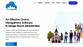 What Churchoncloud.com website looked like in 2021 (3 years ago)