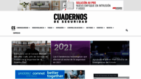 What Cuadernosdeseguridad.com website looked like in 2021 (3 years ago)