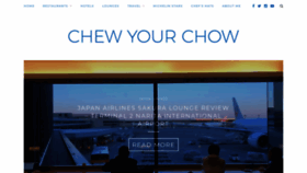 What Chewyourchow.org website looked like in 2021 (3 years ago)
