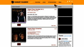 What Canaryclassics.com website looked like in 2021 (3 years ago)