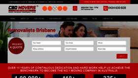 What Cbdmoversbrisbane.com.au website looked like in 2021 (3 years ago)