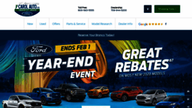 What Carolauto.com website looked like in 2021 (3 years ago)