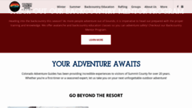 What Coloradoadventureguides.com website looked like in 2021 (3 years ago)