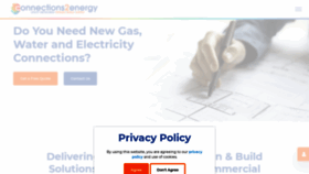 What Connections2energy.co.uk website looked like in 2021 (3 years ago)