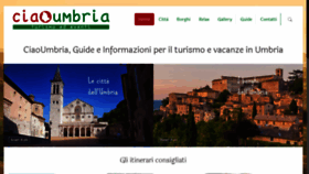What Ciaoumbria.it website looked like in 2021 (3 years ago)