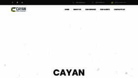 What Cayanjo.com website looked like in 2021 (3 years ago)