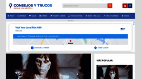 What Consejosytrucos.co website looked like in 2021 (3 years ago)