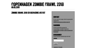 What Copenhagenzombiecrawl.dk website looked like in 2021 (3 years ago)