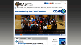 What Cicad.oas.org website looked like in 2021 (3 years ago)