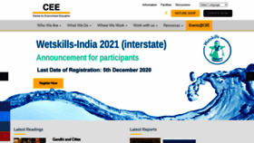 What Ceeindia.org website looked like in 2021 (3 years ago)