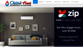 What Chilledheat.com.au website looked like in 2021 (4 years ago)
