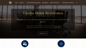 What Charliehelps.co website looked like in 2021 (3 years ago)
