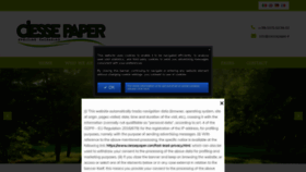 What Ciessepaper.com website looked like in 2021 (5 years ago)