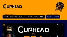 What Cupheadgame.com website looked like in 2021 (3 years ago)