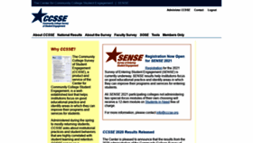 What Ccsse.org website looked like in 2021 (3 years ago)