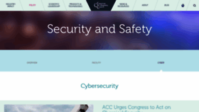 What Chemicalcybersecurity.org website looked like in 2021 (3 years ago)