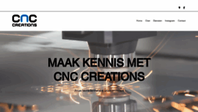 What Cnc-creations.be website looked like in 2021 (3 years ago)