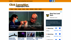 What Clicklancashire.com website looked like in 2021 (3 years ago)