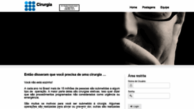What Cirurgia.med.br website looked like in 2021 (3 years ago)