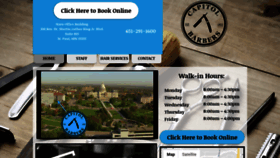 What Capitolbarbers.com website looked like in 2021 (3 years ago)