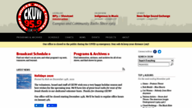 What Ckuw.ca website looked like in 2021 (3 years ago)