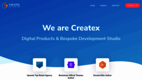 What Createx.studio website looked like in 2021 (3 years ago)