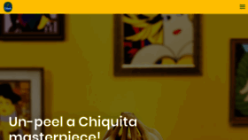 What Chiquita.com website looked like in 2021 (3 years ago)