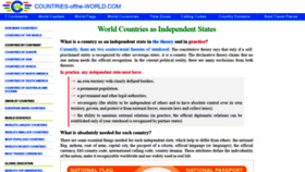 What Countries-ofthe-world.com website looked like in 2021 (3 years ago)