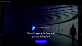 What Cineclick.com website looked like in 2021 (3 years ago)