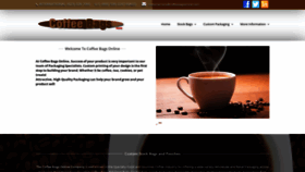 What Coffeebagsonline.com website looked like in 2021 (3 years ago)