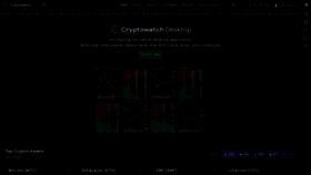 What Cryptowat.ch website looked like in 2021 (3 years ago)