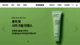 What Cosrx.co.kr website looked like in 2021 (3 years ago)
