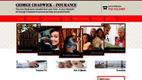What Chadwickinsurance.com website looked like in 2021 (3 years ago)