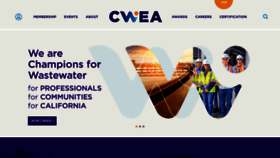 What Cwea.org website looked like in 2021 (3 years ago)
