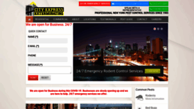What Cityexpresspestcontrol.com website looked like in 2021 (3 years ago)