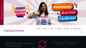 What Clarissapereira.com.br website looked like in 2021 (3 years ago)