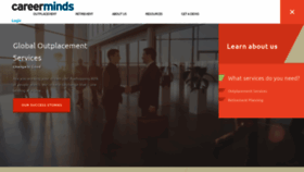 What Careerminds.com website looked like in 2021 (3 years ago)