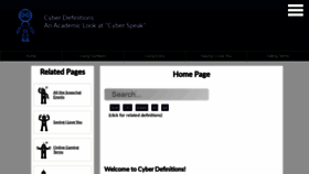 What Cyberdefinitions.com website looked like in 2021 (3 years ago)