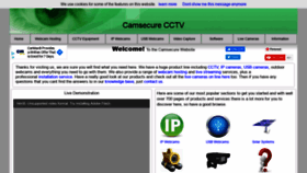 What Camsecure.co.uk website looked like in 2021 (3 years ago)