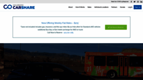 What Carshare.org website looked like in 2021 (3 years ago)