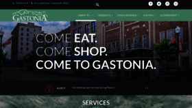 What Cityofgastonia.com website looked like in 2021 (3 years ago)