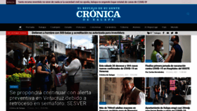 What Cronicadexalapa.com website looked like in 2021 (3 years ago)